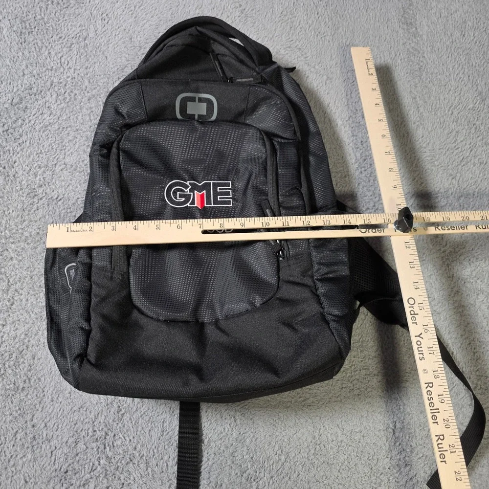 Ogio Laptop Backpack Black GME Kenwood Embroidered Tech Travel Bag